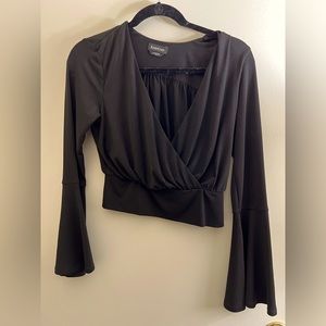 Cropped Long Sleeve blouse